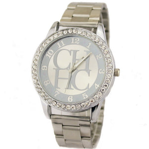 Imperdivel Relógios de marca mulheres casual dress de quartzo moda,  aço inoxidável de cristal. Elegância e Sofisticação.