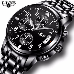Relógio Masculino de  Alto Padrão e Elegância Resistente a água 3bar. Estilo Esportivo Casual.