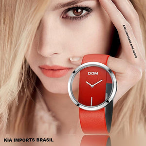 SUCESSO NA ITALIA, Agora Disponível para o Brasil Relógio de Quartzo Elegante e Sexy, Estilo Esporte Fino.